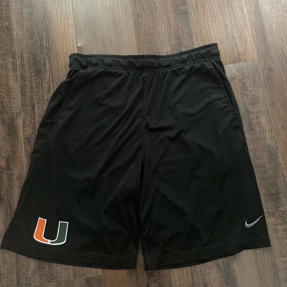 Nike Miami hurricanes gym shorts